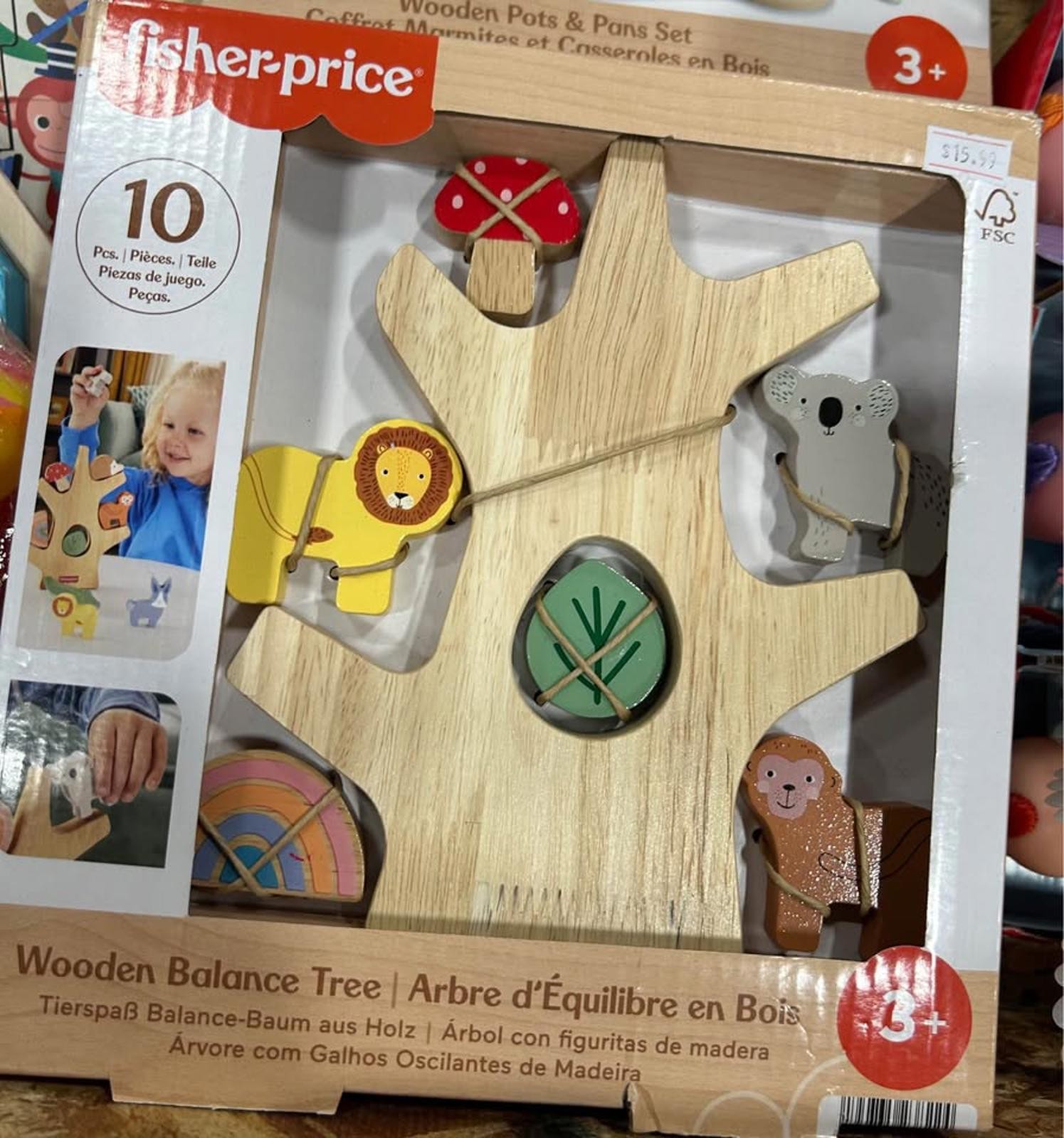 Fisher Price Wooden Balance Tree