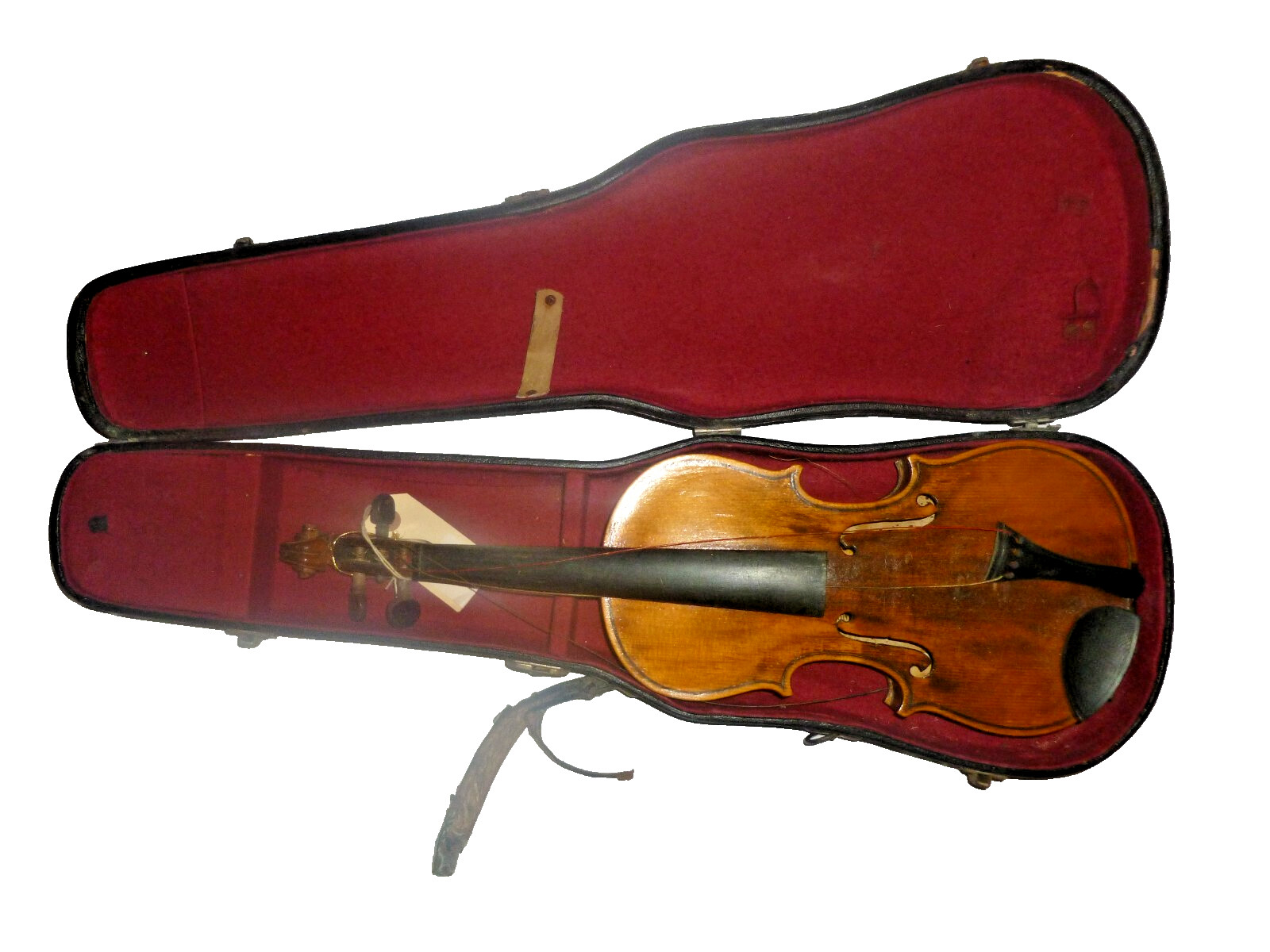 Antique Kids Violin Stradivarius Ant Made In Germany & Case Beginner Youth