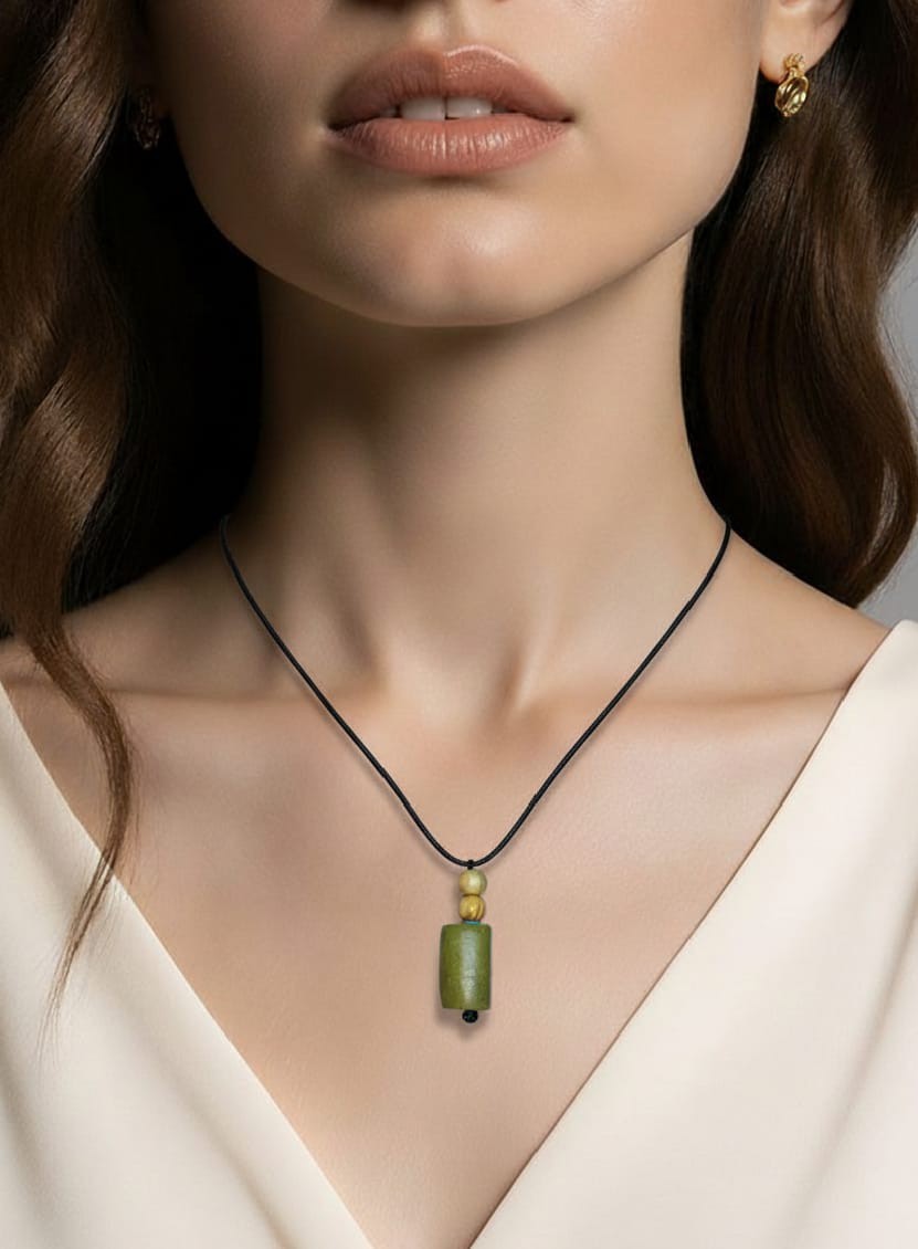 Antique Moroccan frankincense bean necklace One piece 100 years old Handmade 