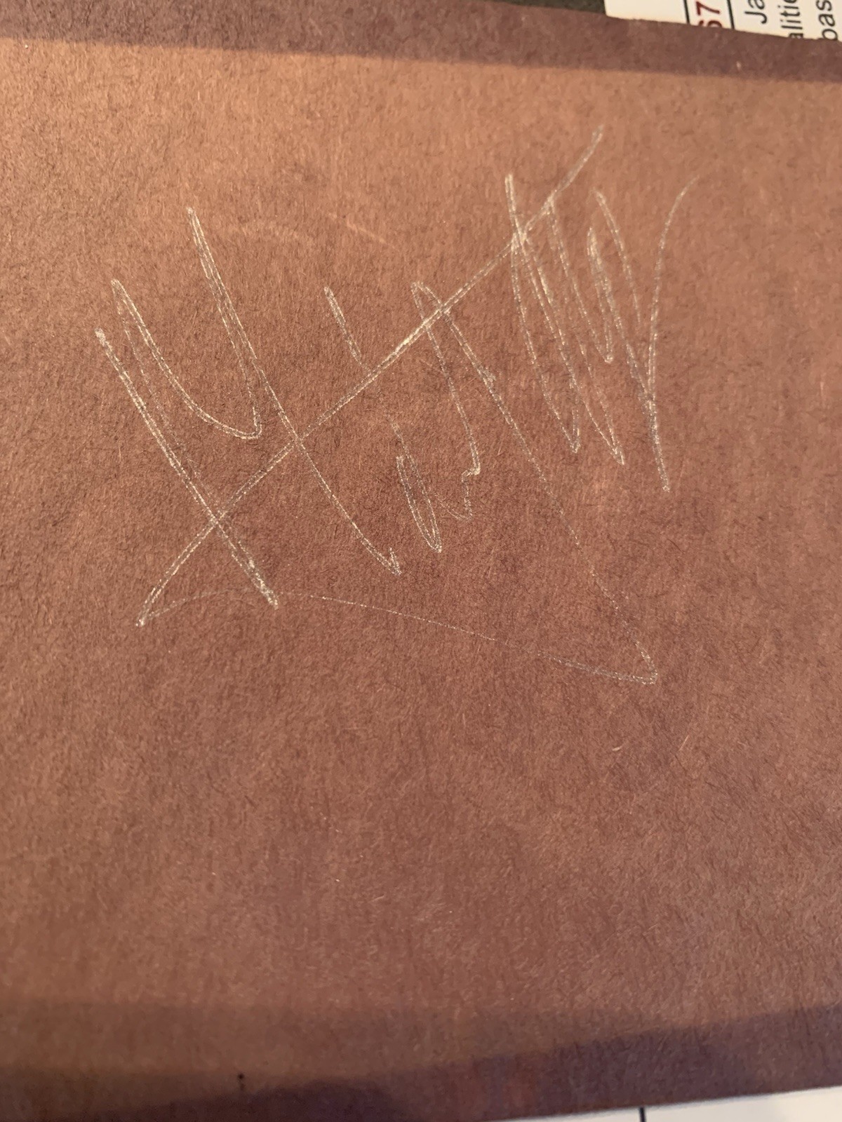 MICK JAGGER HAND SIGNED 4x6 CUT SIGNATURE     ROLLING STONES SINGER      JSA LOA