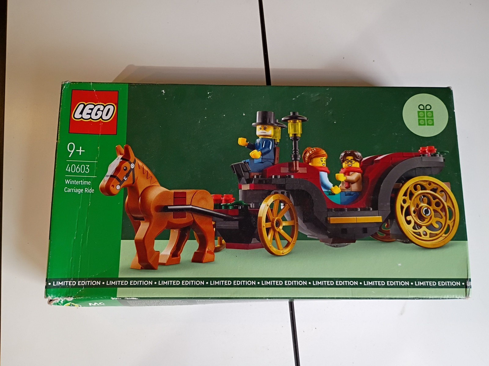 40603 LEGO Wintertime Carriage Ride Limited Edition, 153 pieces New Sealed