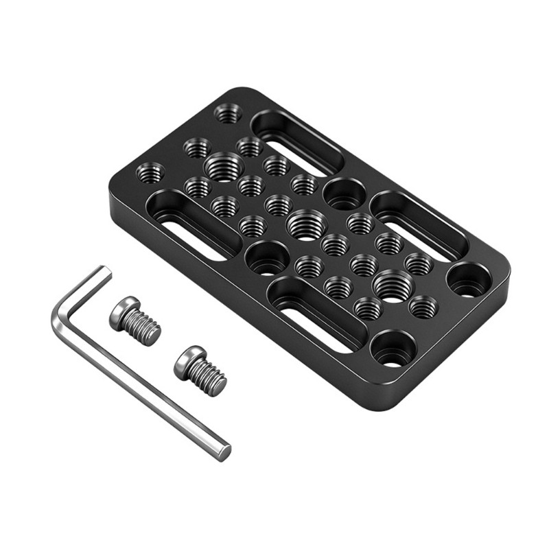 Heavy Duty Camera Quick Release Plate Compatible for 1/4 And 3/8Inch Screws