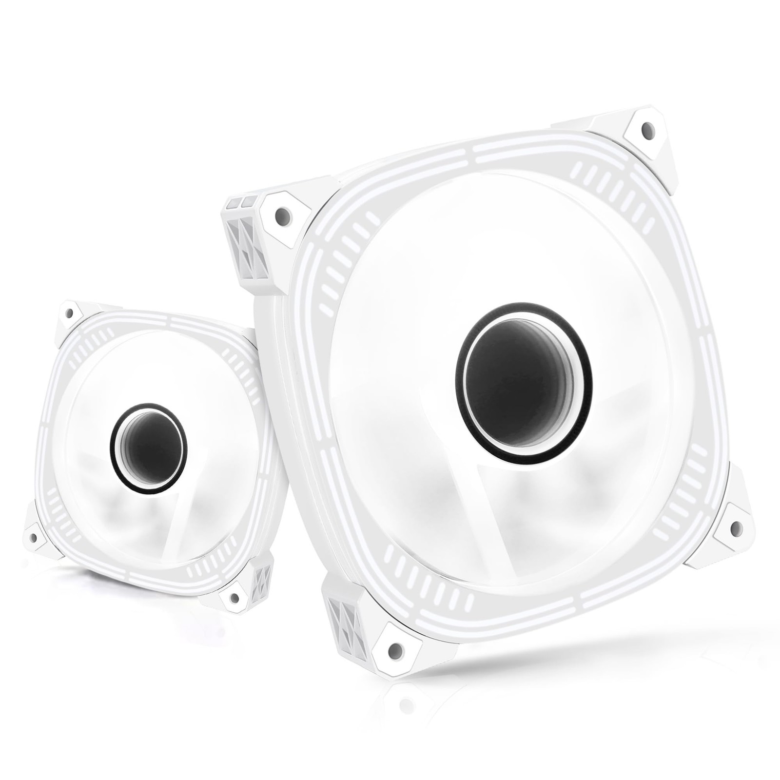 Silent 120mm Case Fan, High Performance Low Noise LED PC Fans for Computer Ca...