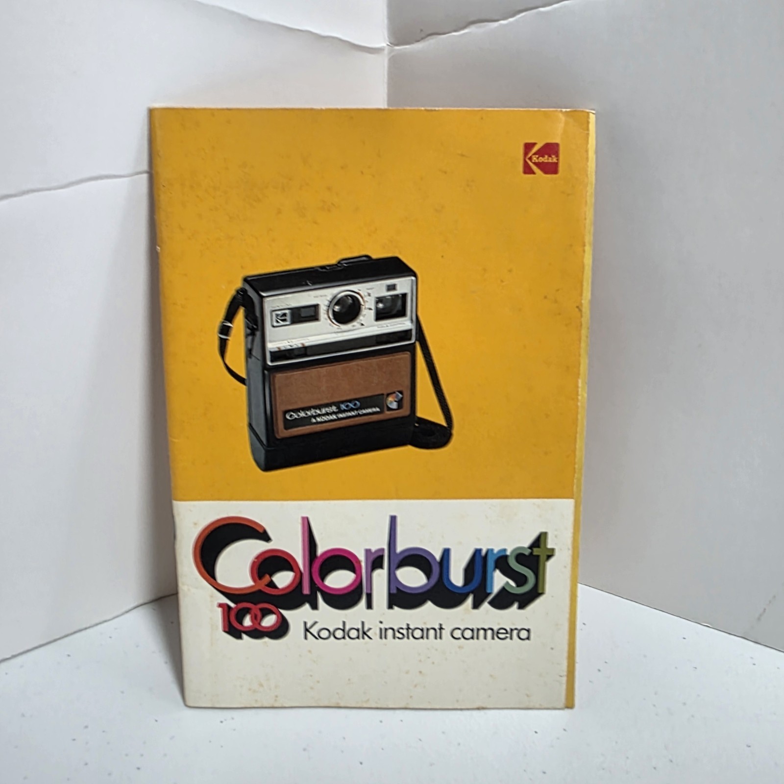 COLORBURST-100 KODAK Instant Camera Operation Instructions (Manual Only) Vintage