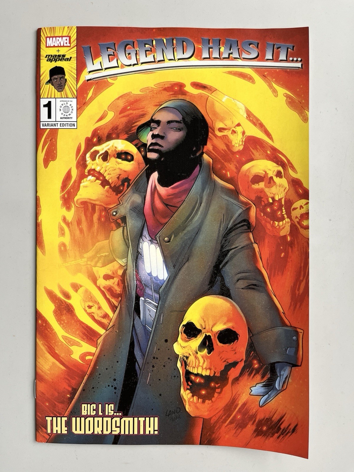 Marvel Comics × Mass Appeal Legend Has It Big L Variant LTD 500 In Hand NM Comic