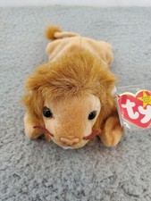 Ty Beanie Baby Roary The Lion 1996 PE Pellets