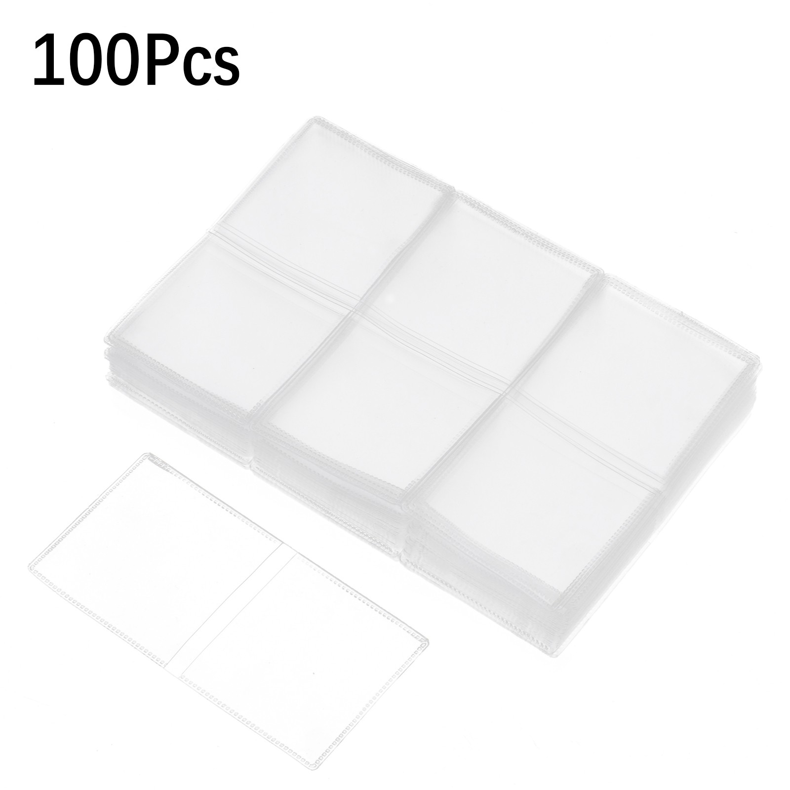 100Pcs 45*45mm Pocket Coin Flips Platic PVC Storage Display Foldable Bag xz