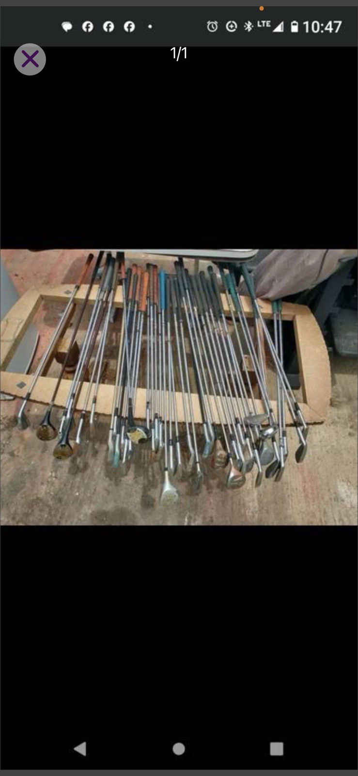Rare vintage 1956 golf clubs