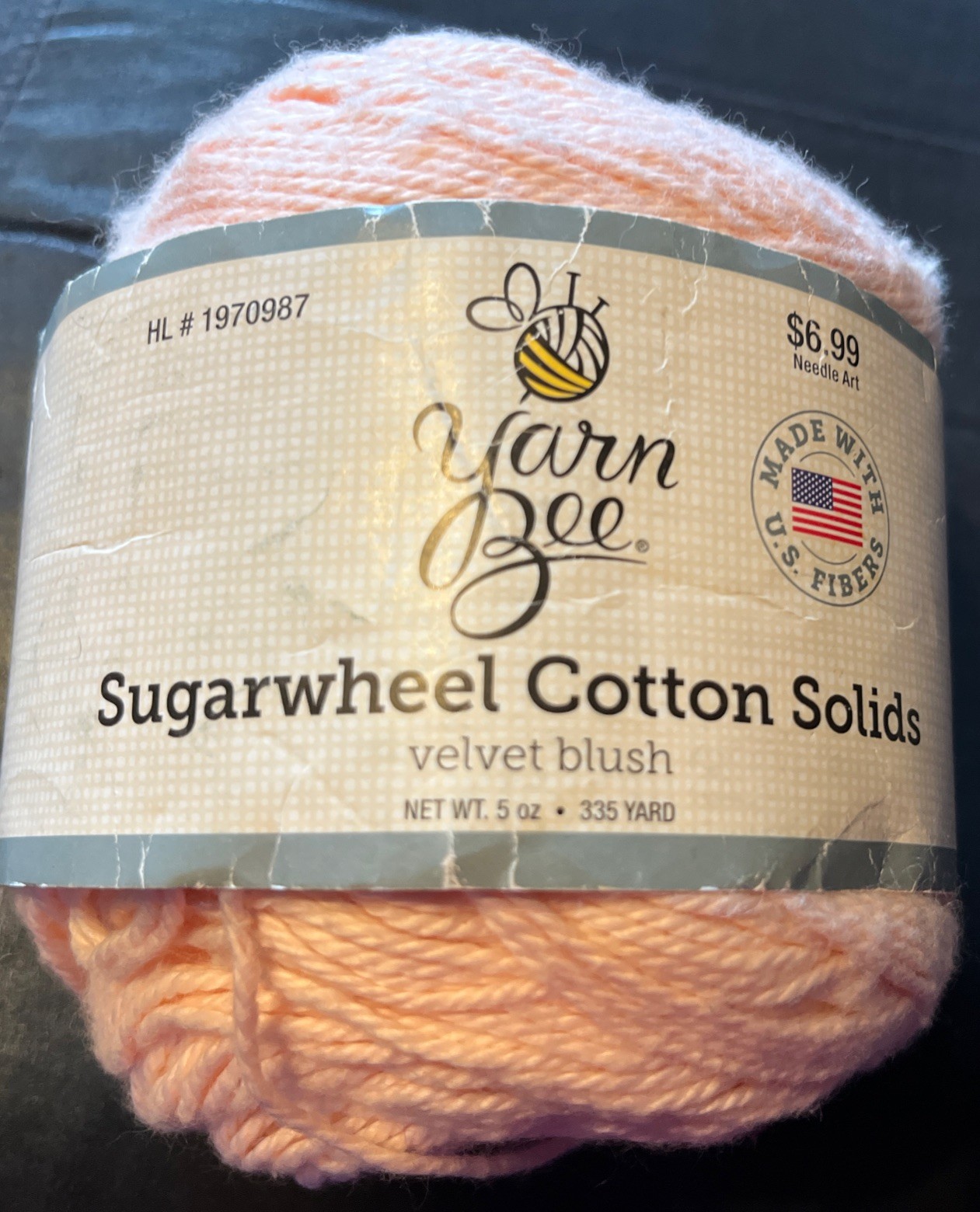 1 SUGARWHEEL COTTON SOLIDS in Velvet Blush 5oz 335yds