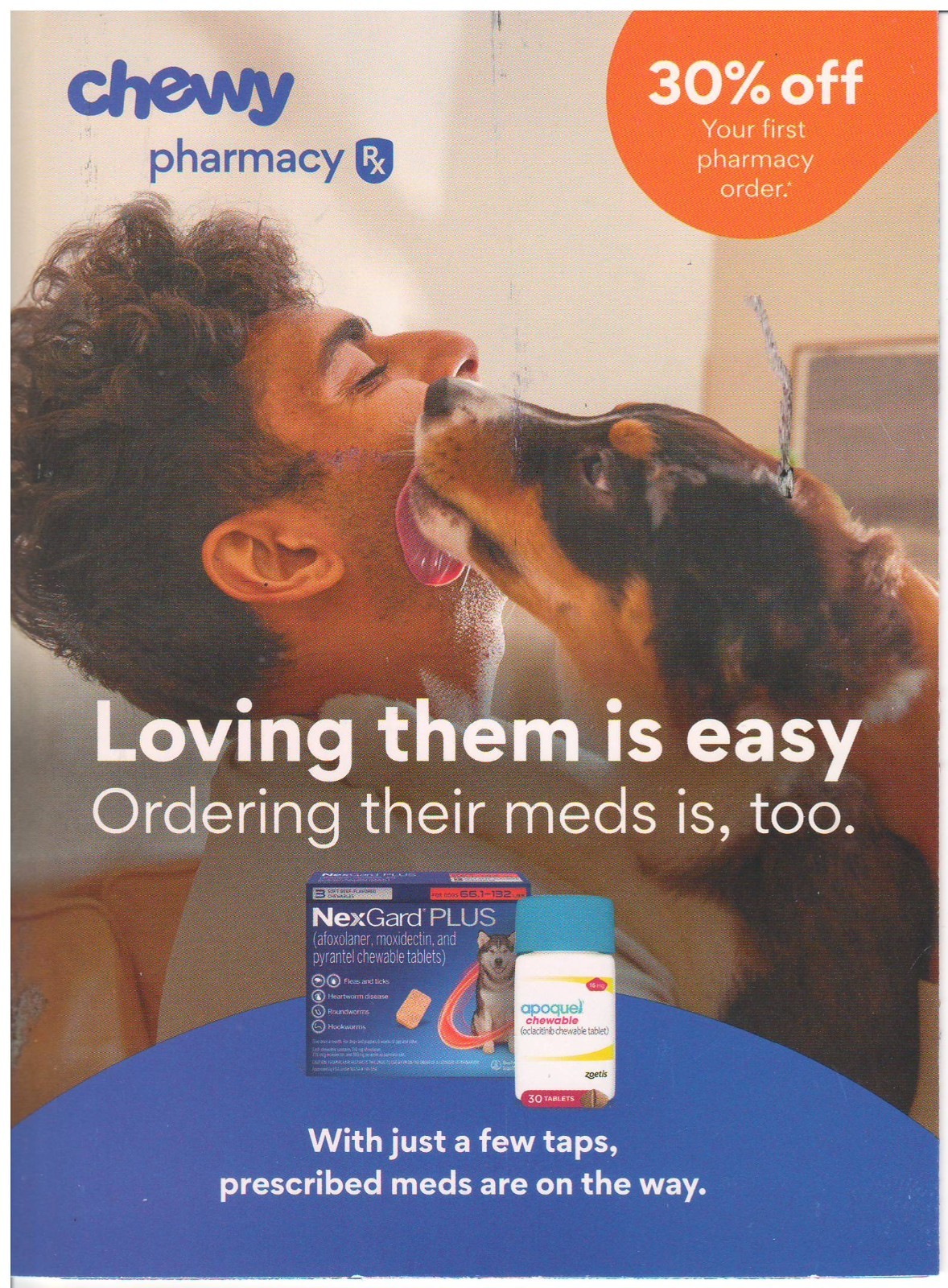 CHEWY (30% Off Select RX Medication) Coupon ($40.00 Value) Exp: 03/31/2026