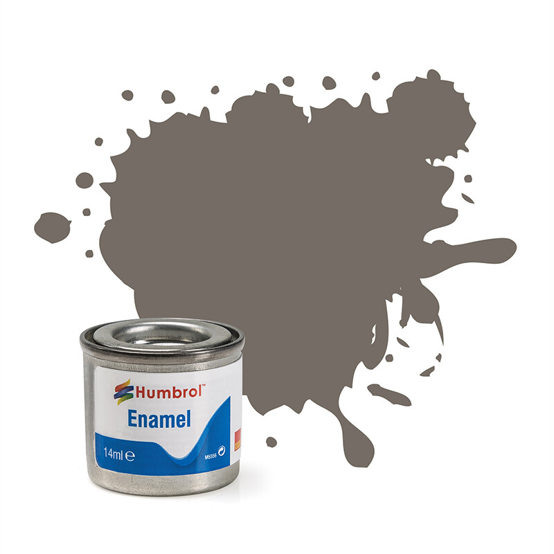 Humbrol AA7224 Enamel No 224 Dark Slate Grey Matt (14ml) modeling