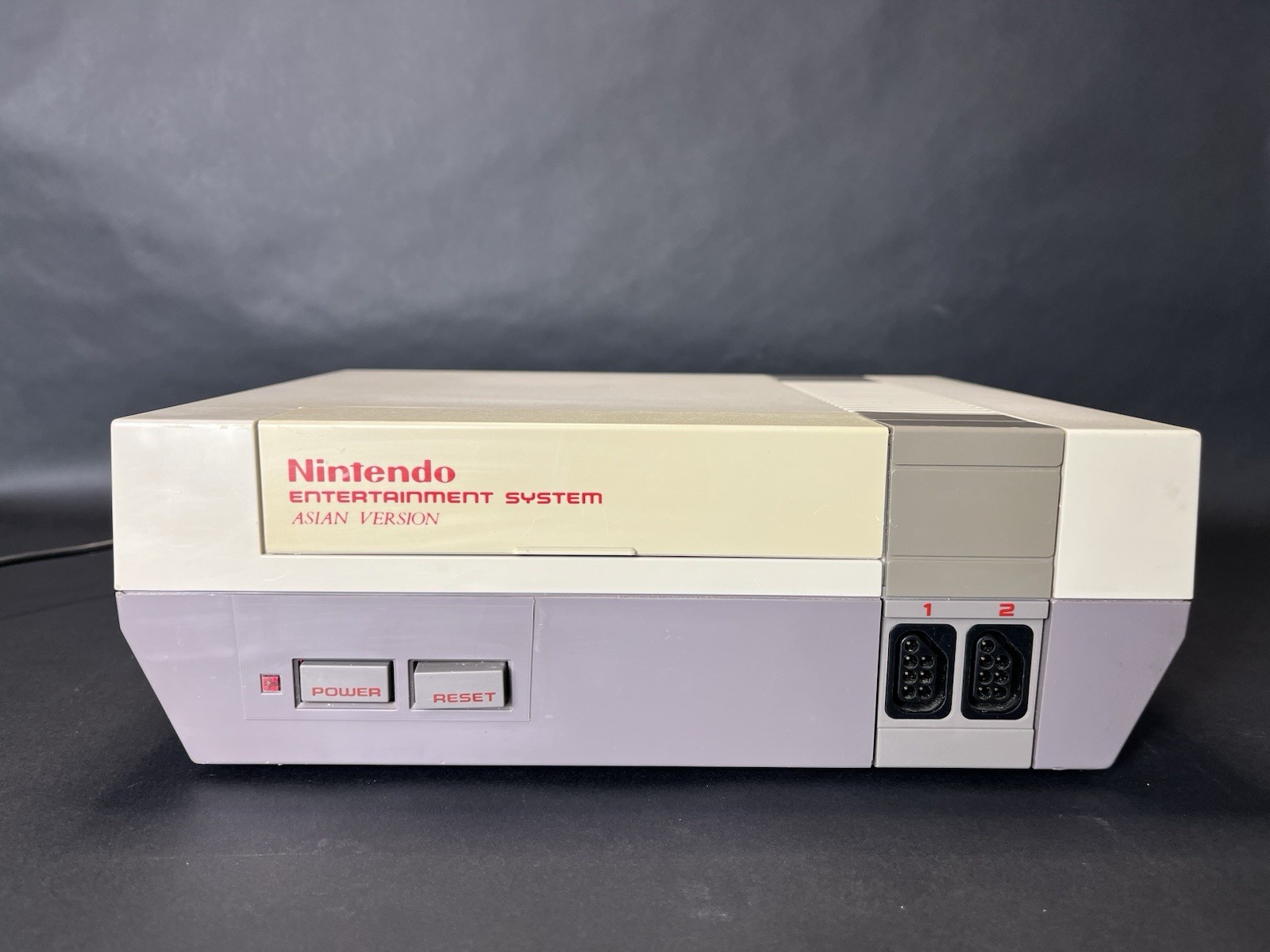 Nintendo NES Asian Version Console System + AC Adapter Only Model NESA-001 1986