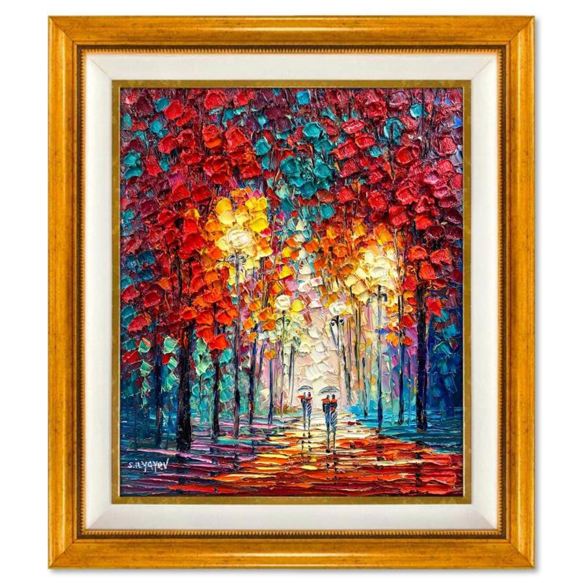 Slava Ilyayev, Framed Original Oil Painting on Canvas, Hand Signed with Letter o