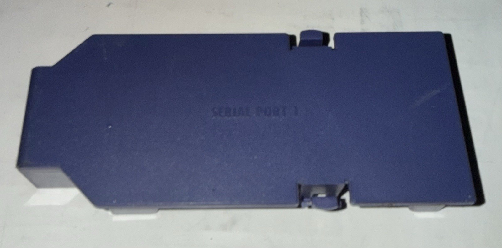 Nintendo Gamecube OEM Serial Port 1 Plate Cover Indigo Purple Replacement