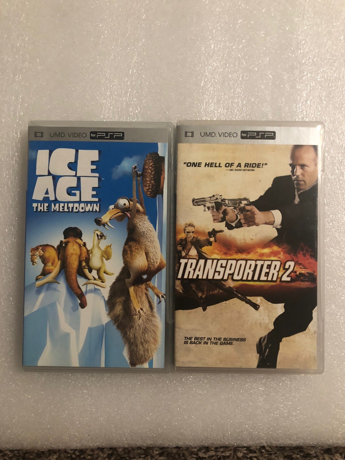 Ice Age 2 The Meltdown & Transporter 2 Sony PSP UMD Movie