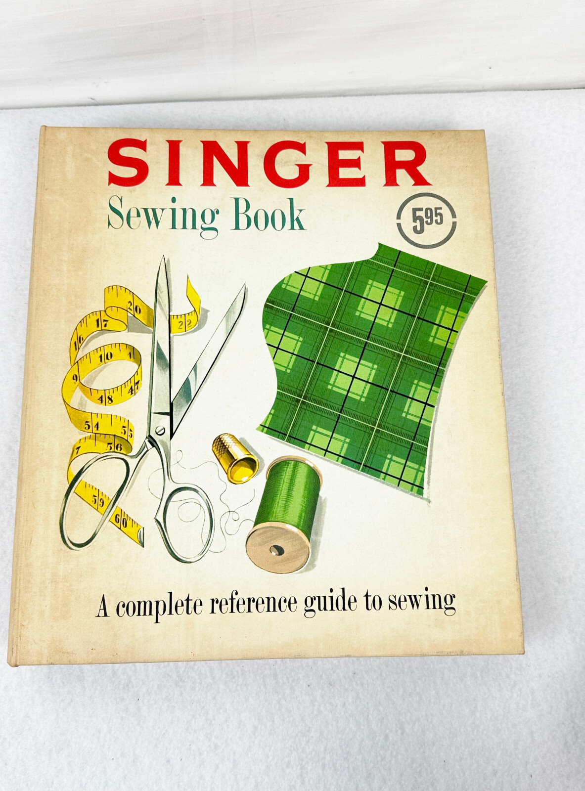 VINTAGE SINGER SEWING BOOK 1954 - A COMPLETE REFERENCE GUIDE TO SEWING - 3 RING