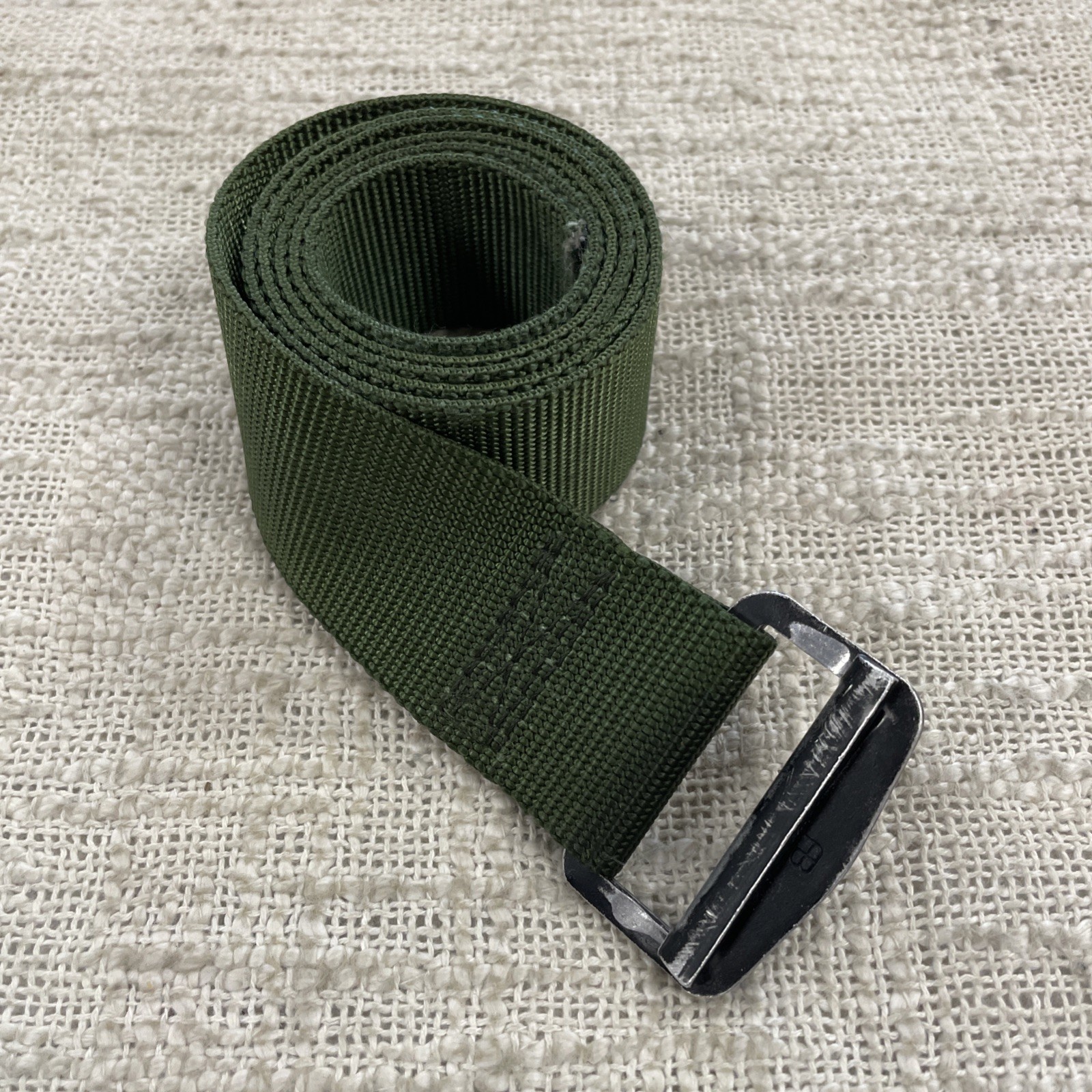 USMC Green Tactical Web Canvas Utility Belt 43.5”