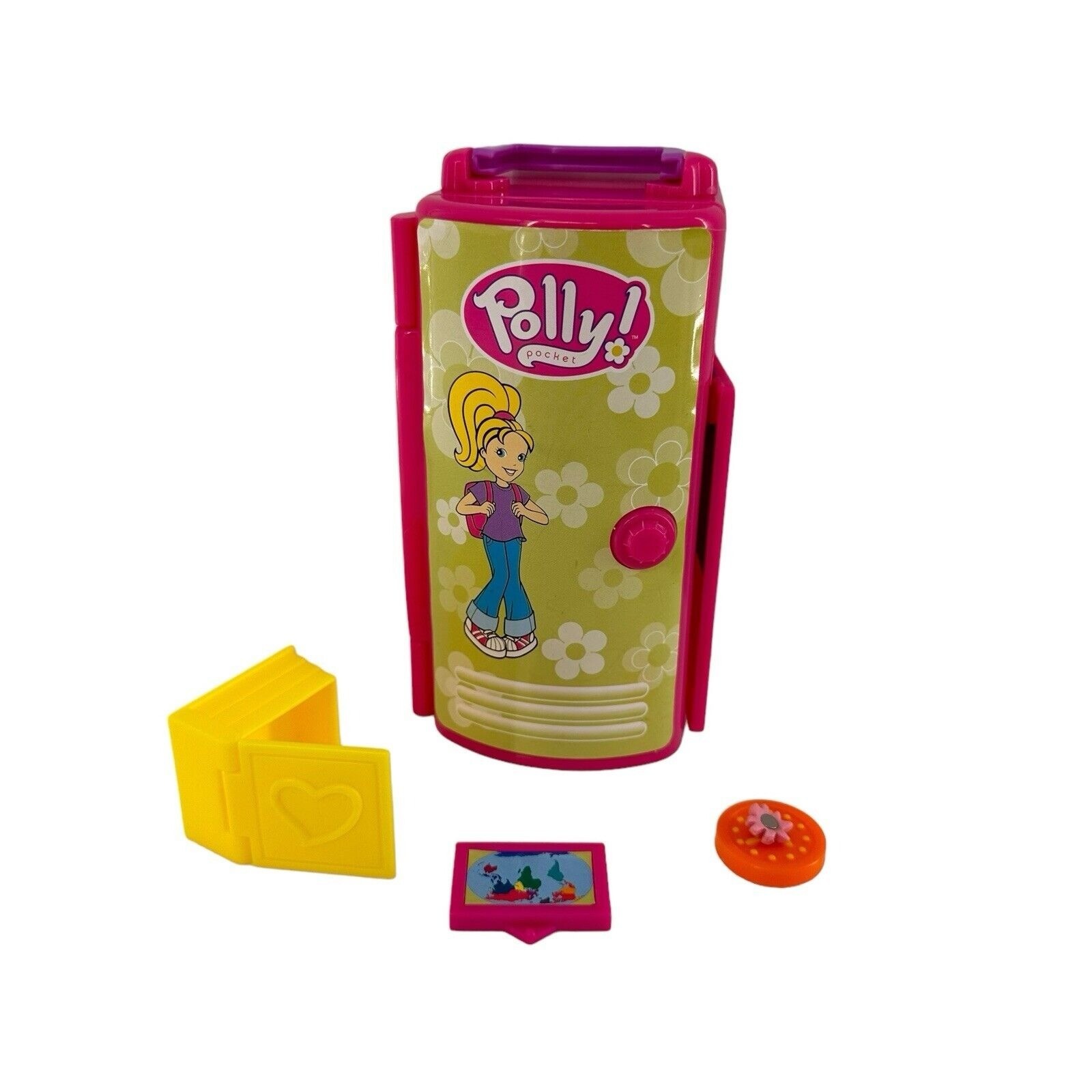 Vintage Polly Pocket Schooltime Fun 2003 Collectible Locker Playset School