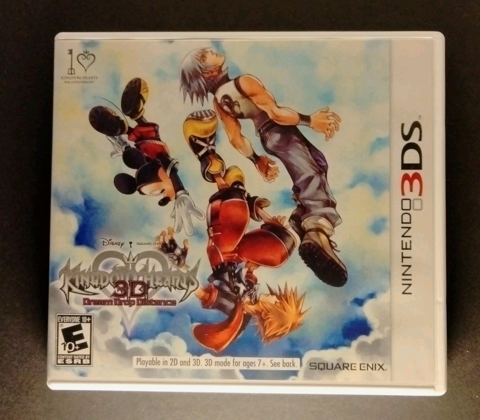 Kingdom Hearts 3D Dream Drop Distance Nintendo 3ds Authentic Case Artwork ONLY