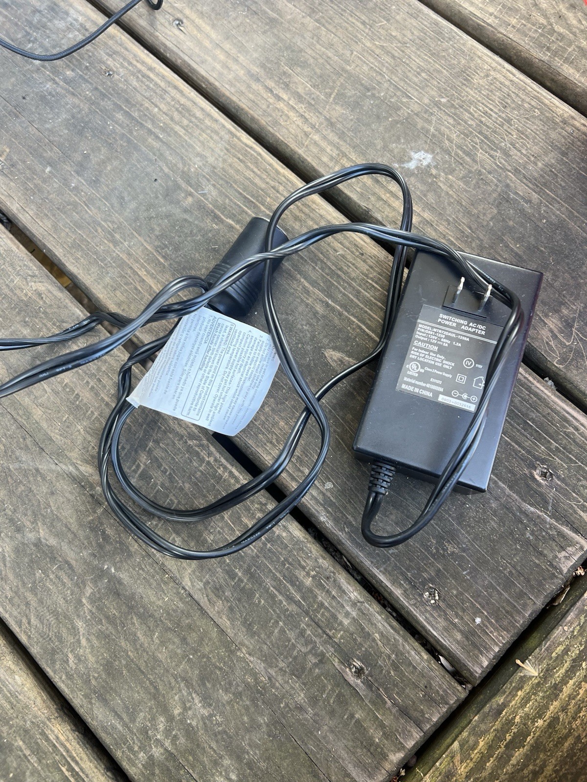 Coleman 12V AC/DC Adapter Black US 2-Contact Male to Car Socket Female 1:1