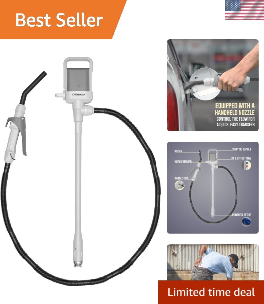 Automatic Liquid Transfer Pump with Adjustable Control and Long  Nozzle