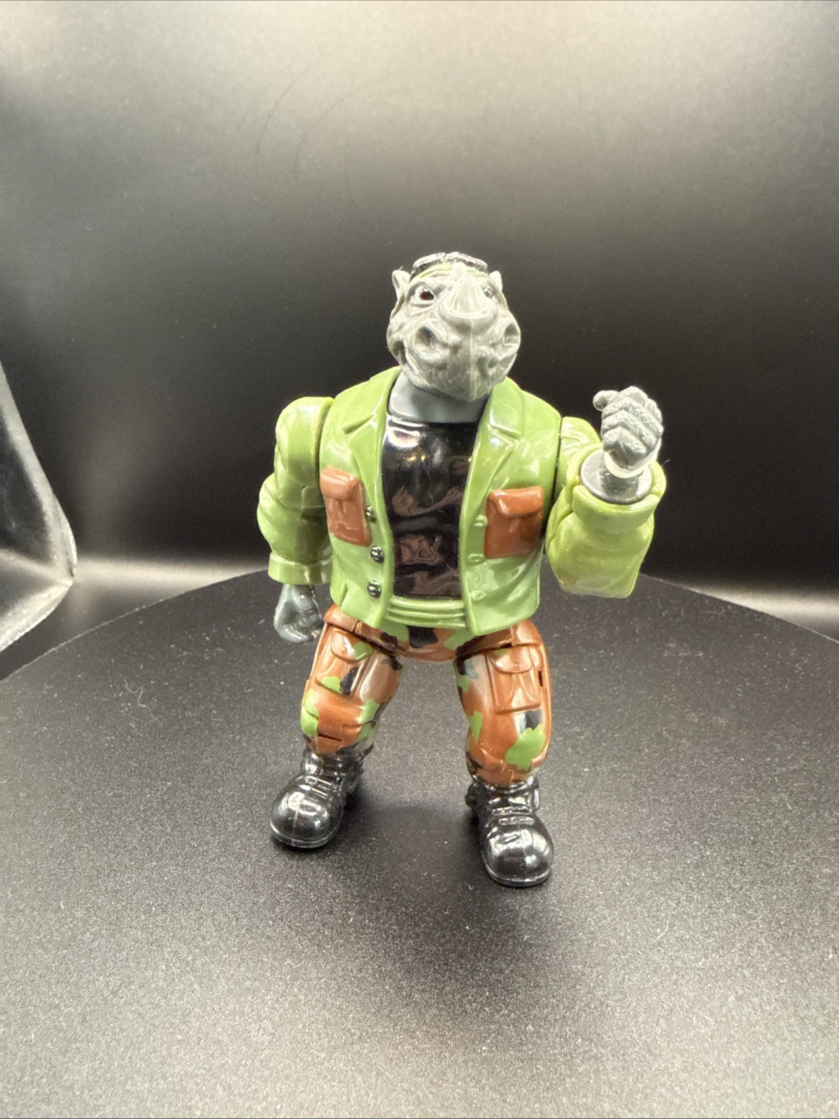 Vtg Teenage Mutant Ninja Turtles Mutations Playmates ROCKSTEADY TMNT 1992 Rare