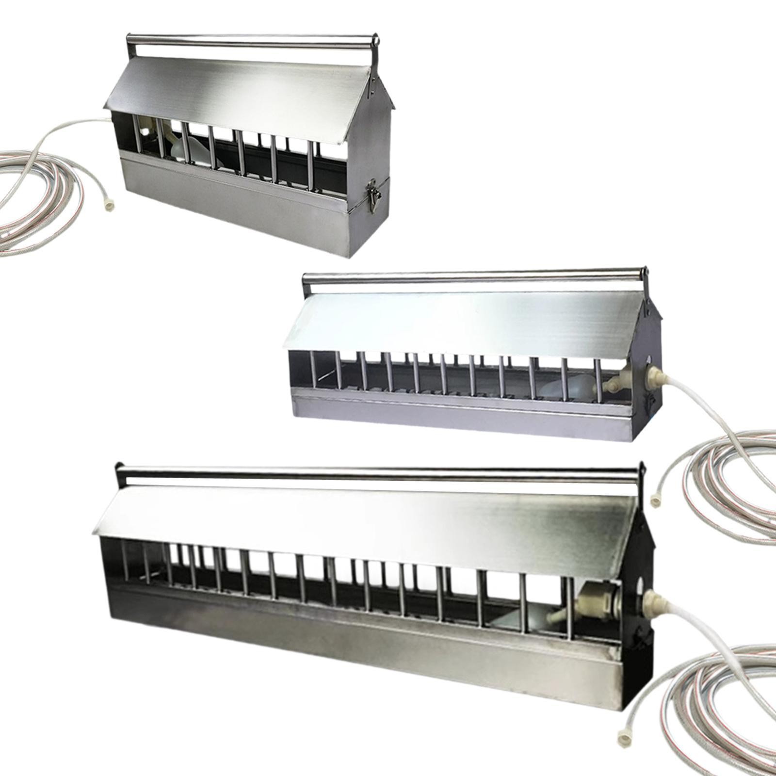 Automatic Poultry Waterer Bird Supplies Stainless Steel Poultry Fountain for