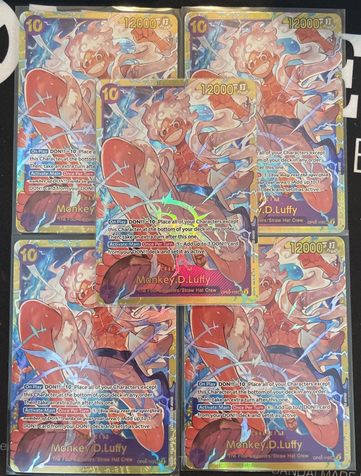 Monkey.D.Luffy (OP05-119) (Reprint) Premium Booster -The Best- Foil