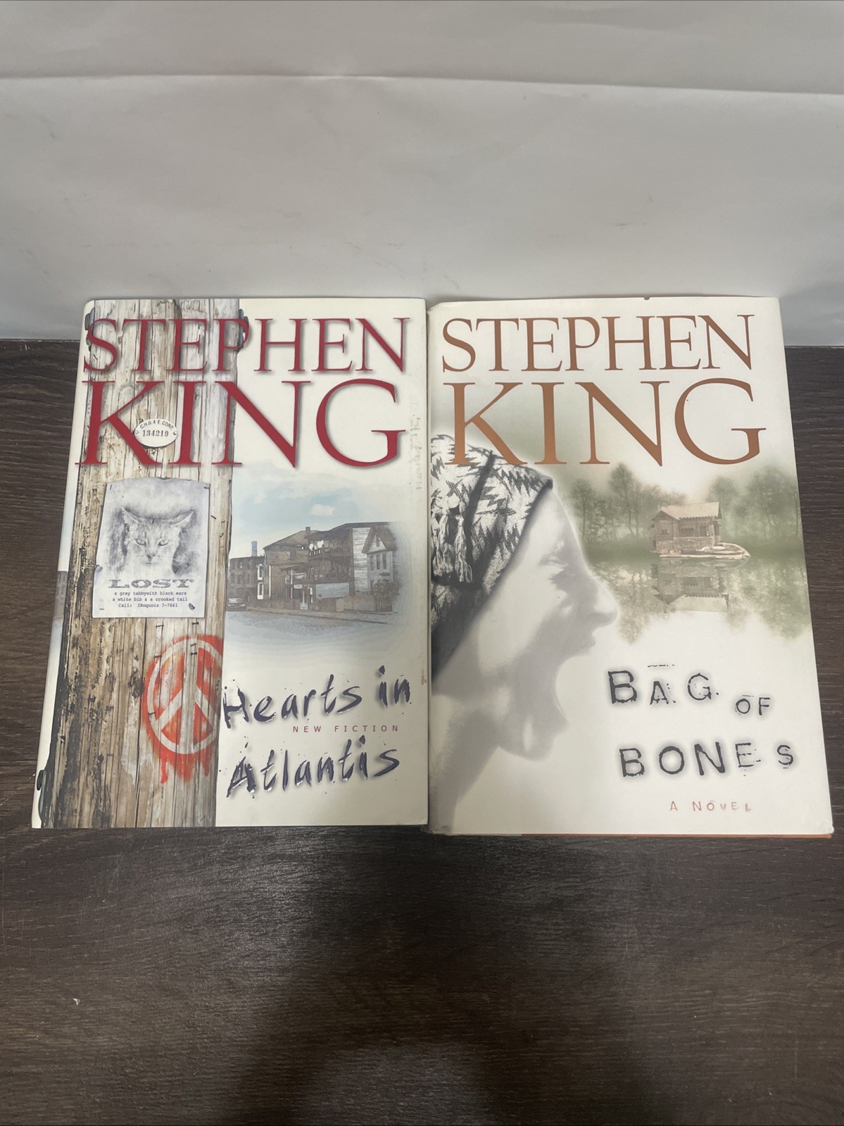 Stephen King HC Lot of 2 Hearts In Atlantis Bag Of Bones With Dust Jackets