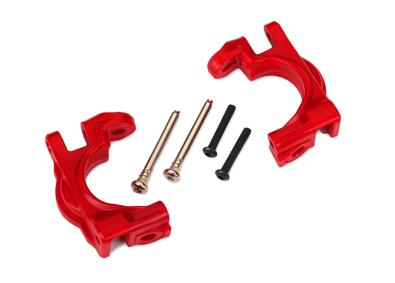 Traxxas 1/8 Jato Buggy 4x4 BL-2s * Left and Right Caster Blocks, Red * 9032R