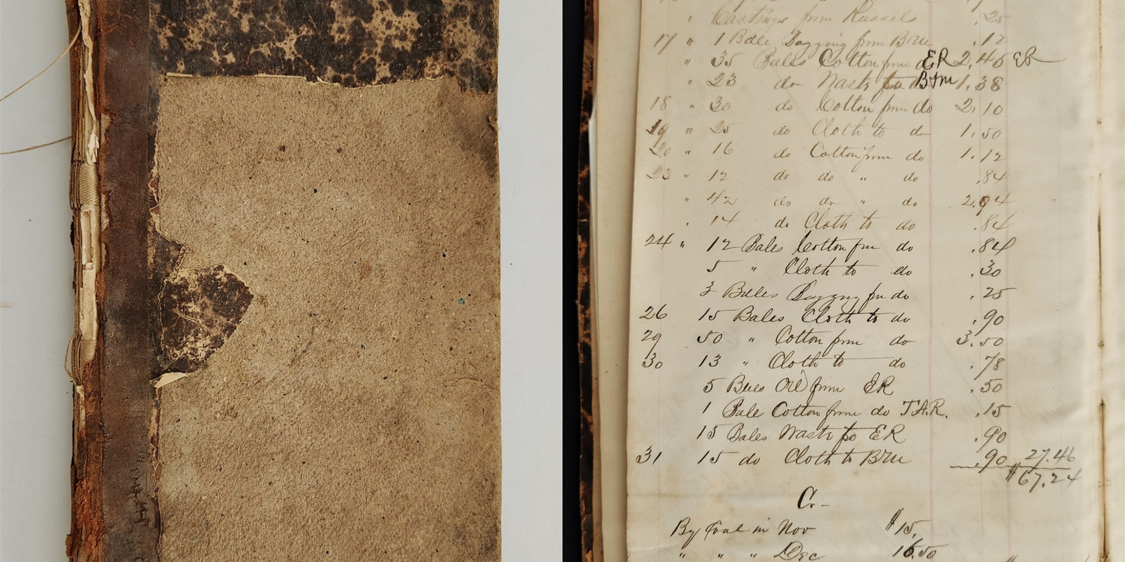 1879 antique JOURNAL newburyport ma SAMUEL RUNDLETT handwritten 16 fair street