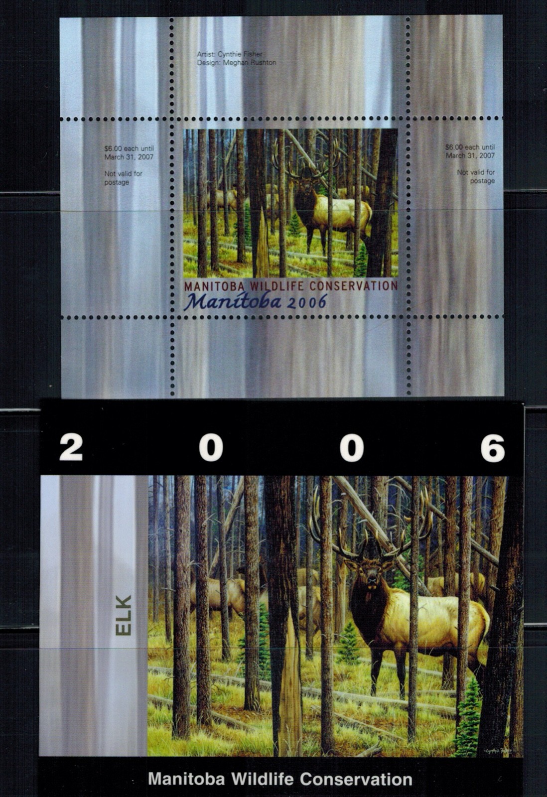 Canada Manitoba Duck Wildlife Habitat Conservation Stamp 2006  #MWF13 MNH