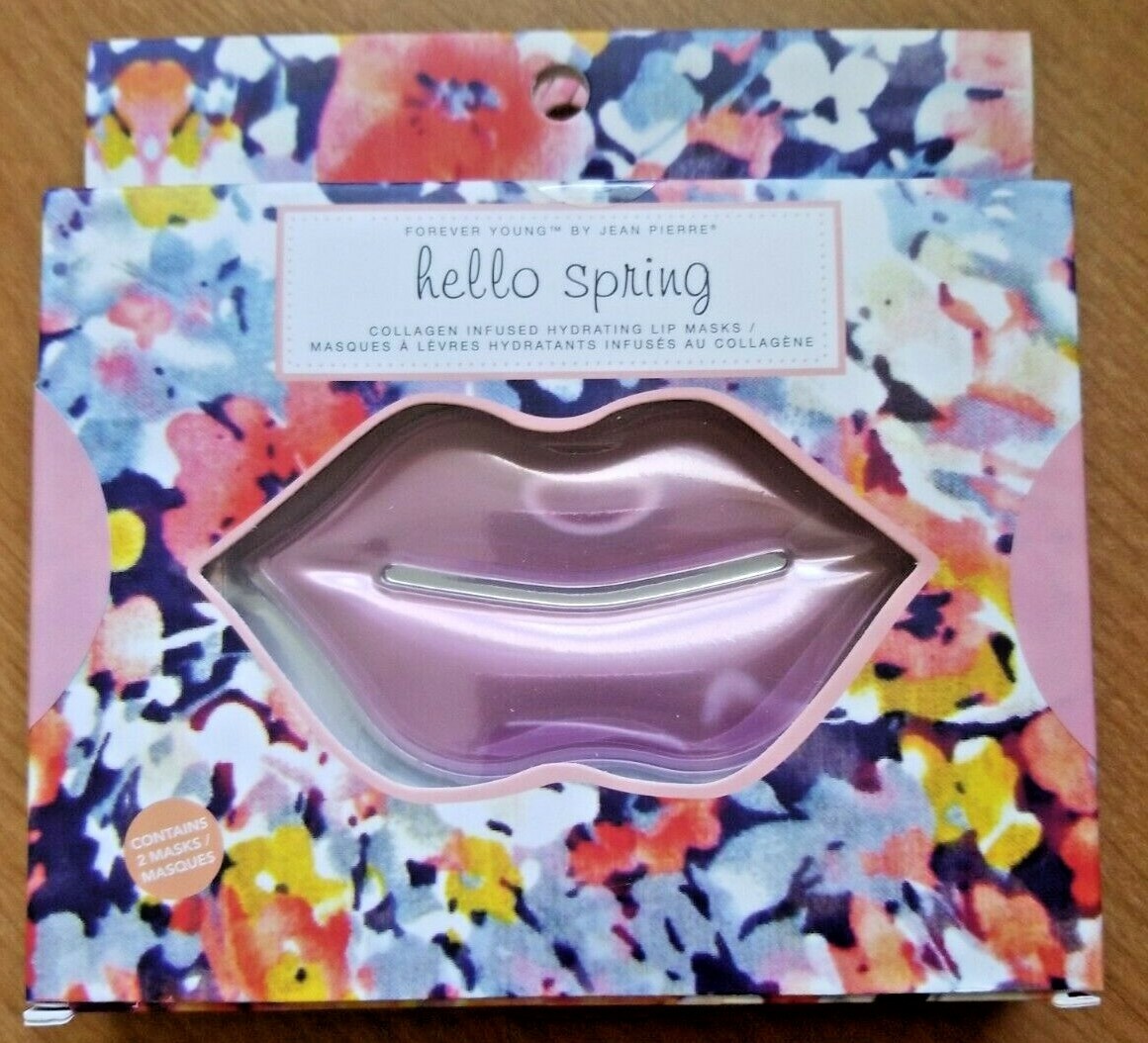 Hello Spring Forever Young Jean Pierre Collagen Hydrating Lip Masks 2 Pk-4 Masks