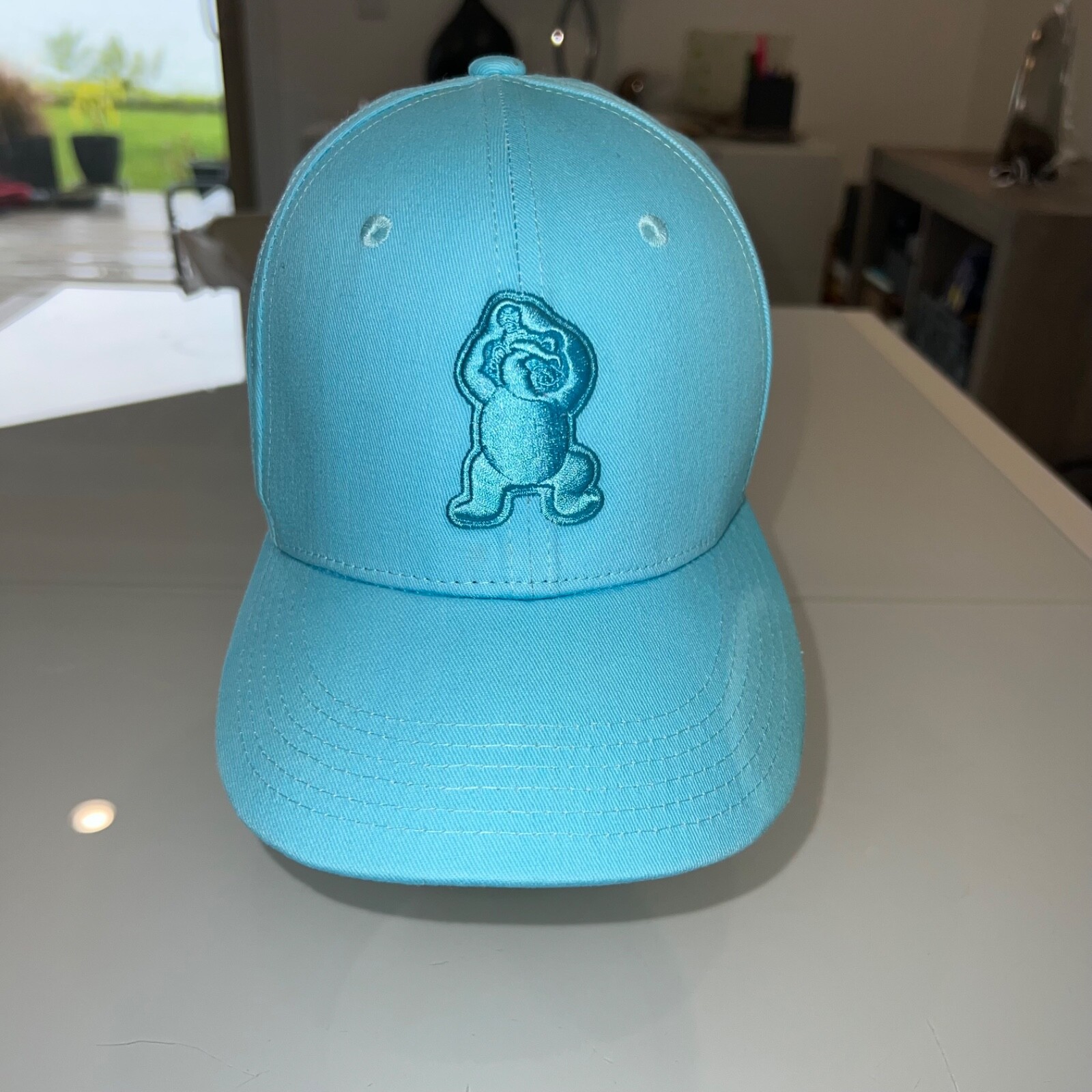 Chicago Cub LIght Blue 1984 Budweiser Cotton Hat Cap Bleachers Only Snapback VGC