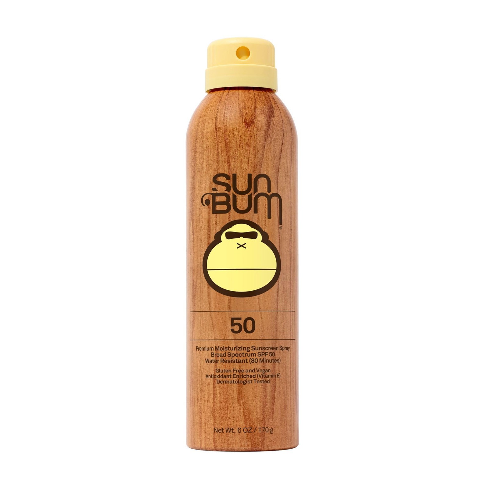 Sun Bum SPF 50 Sunscreen Body Spray 6 Oz Original Broad Spectrum Moisturizing