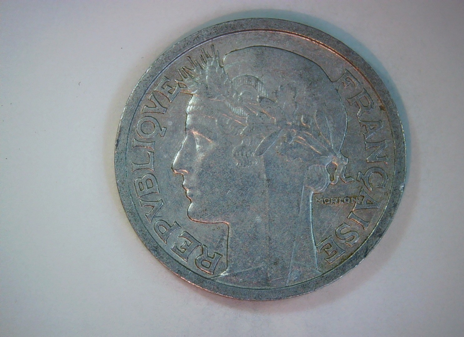 France 1945 2 Francs French 2 Francs (Morlon) Coin