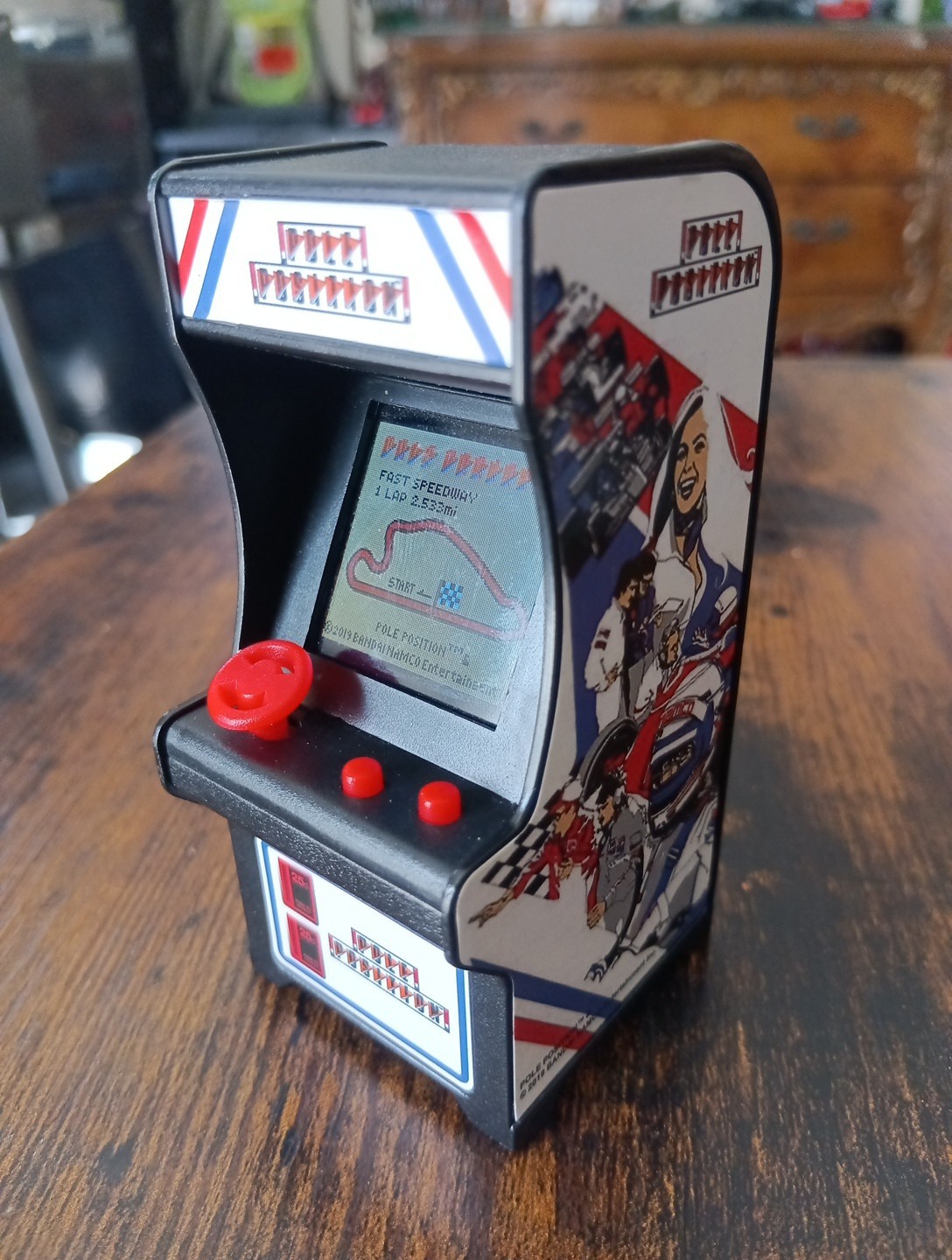 2019 Super Impulse Micro Arcade: Pole Position Keychain Tested/Works