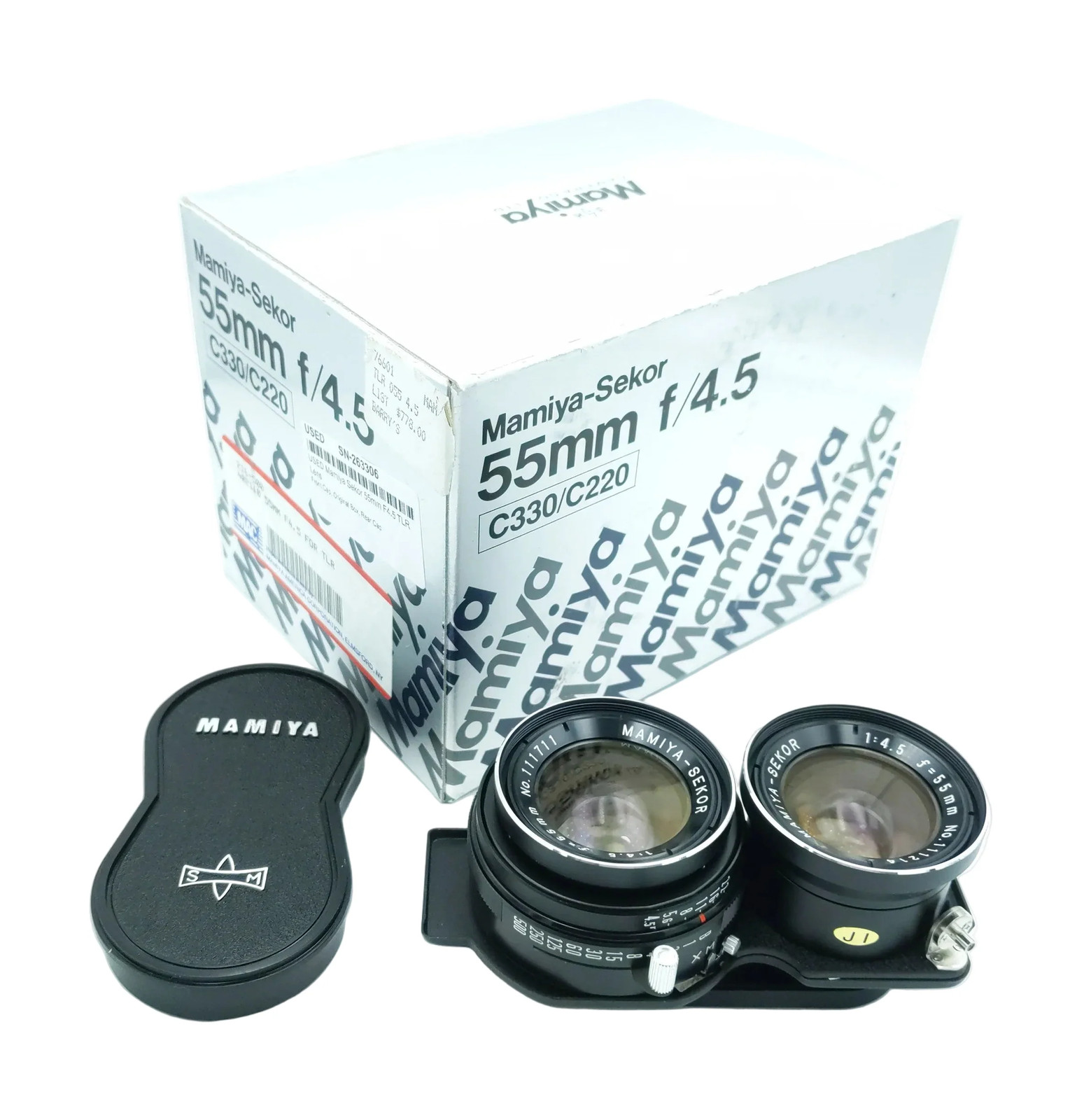 USED Mamiya Sekor 55mm F4.5 TLR Lens