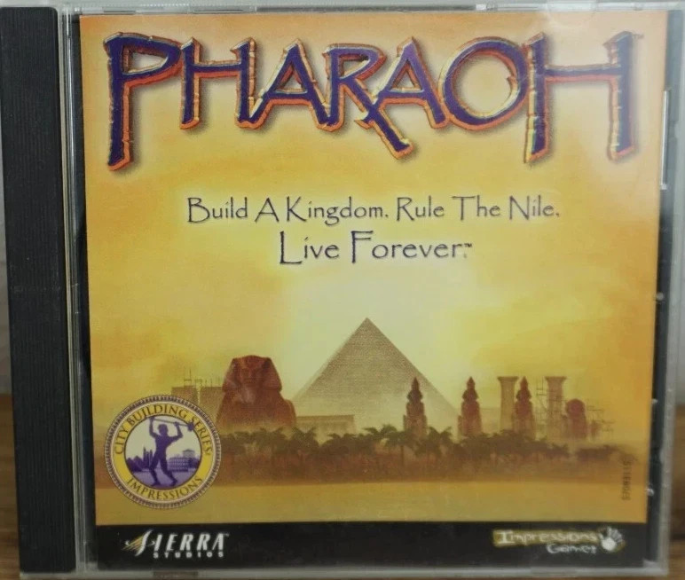 Pharaoh PC CD-ROM City Building Series Sierra Studios 1999
