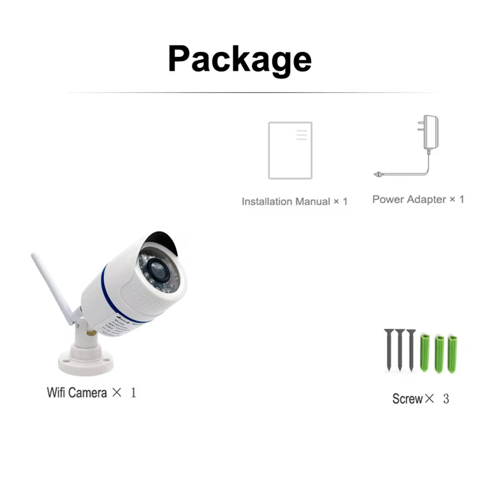 5MP 4MP 1080P Ip Camera Wifi Outdoor Cctv Home Security Video Wireless Surveilla