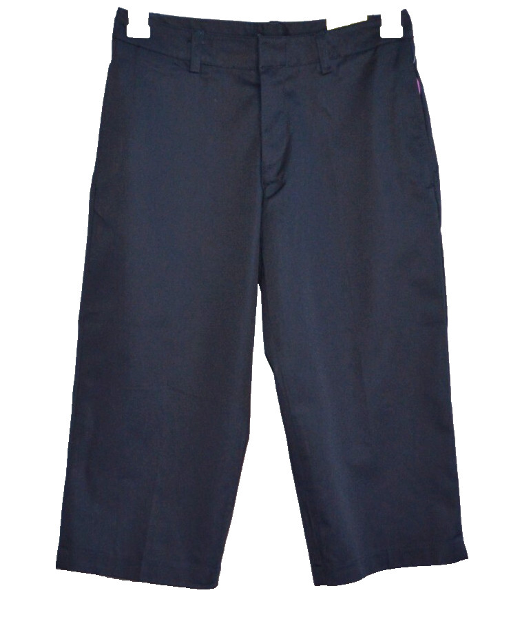 Fit America Junior Girls School Uniform Navy Capri Pants Size 3