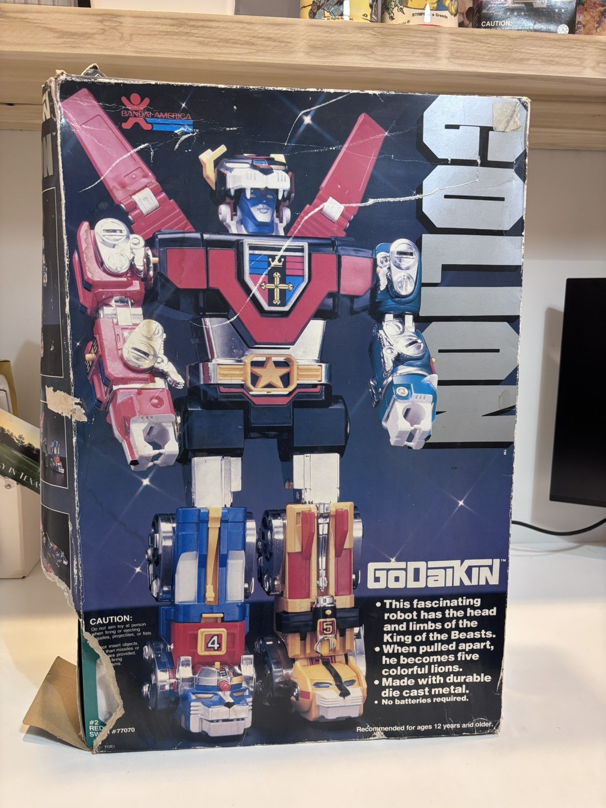 1982 Bandai Godaikin GOLION Chogokin Super Robot No.77070 In Box! Bandai Voltron