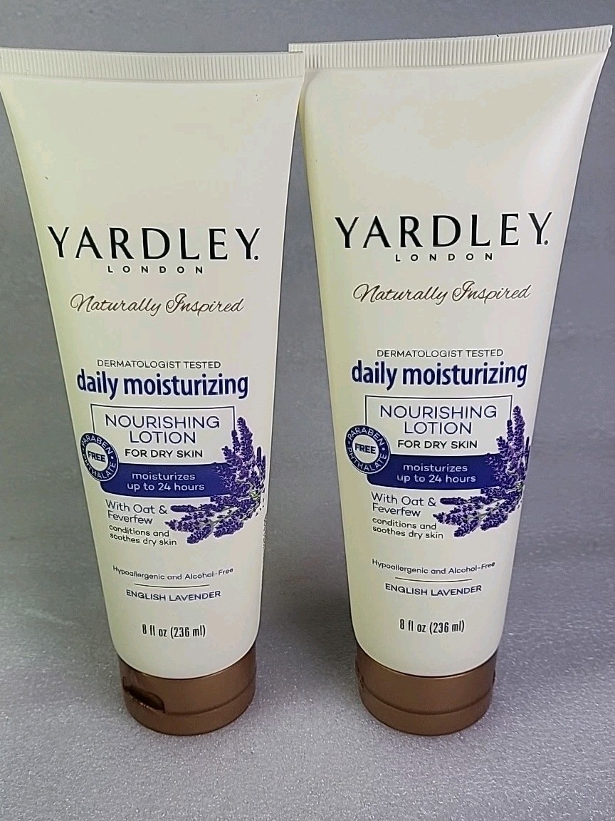 2  PACK Yardley London English Lavender Daily Moisturizing Lotion • 8 oz each