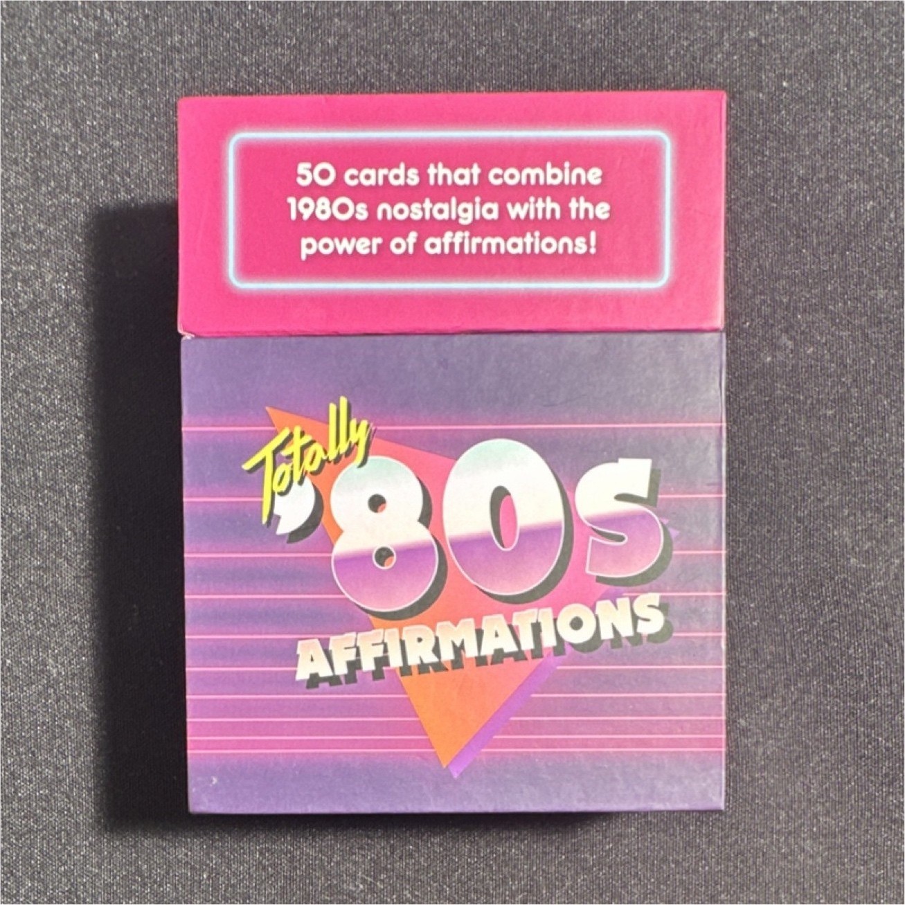 Knock Knock Totally 80s Affirmations Card Deck 50 Cards 1980s Nostalgia