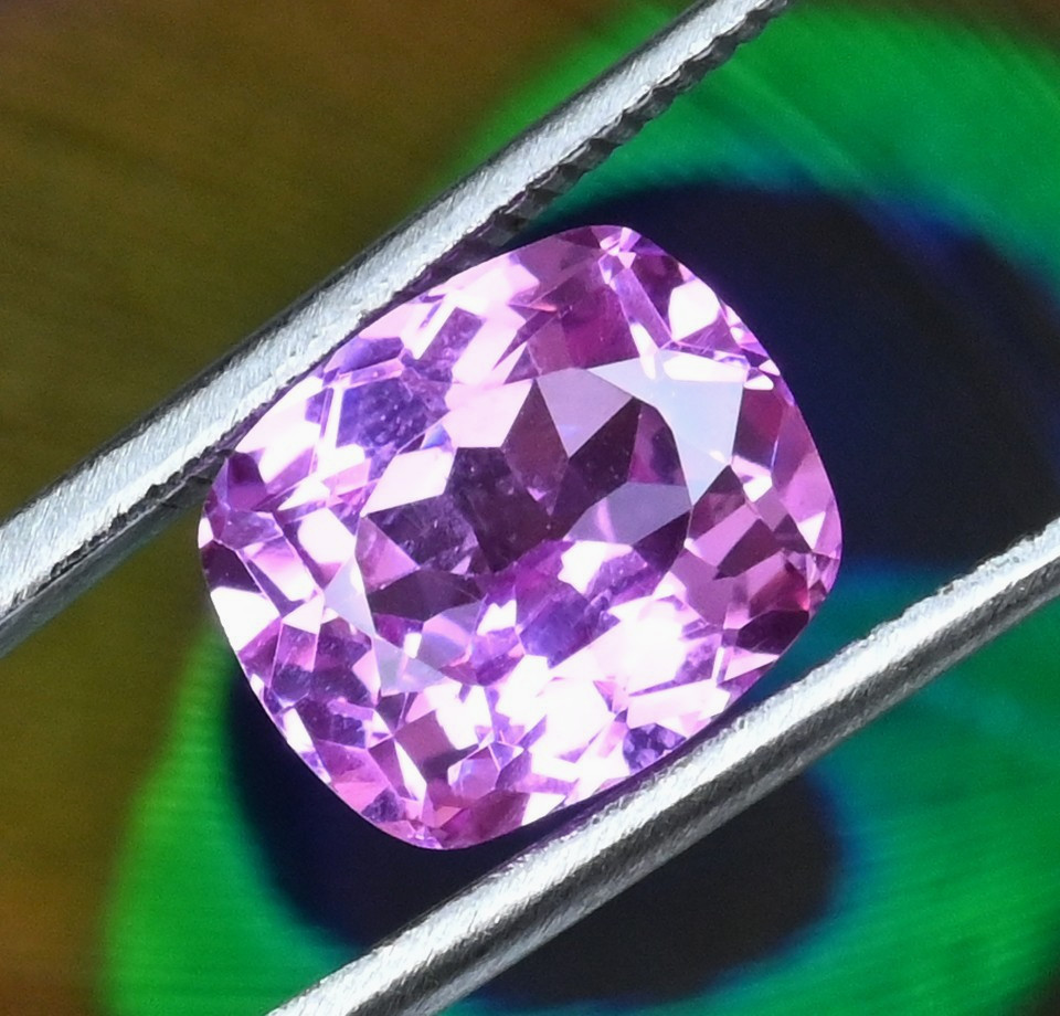 6.25 Ct Natural Flawless Mogok Pink Ruby Cushion Certified Loose Gemstone