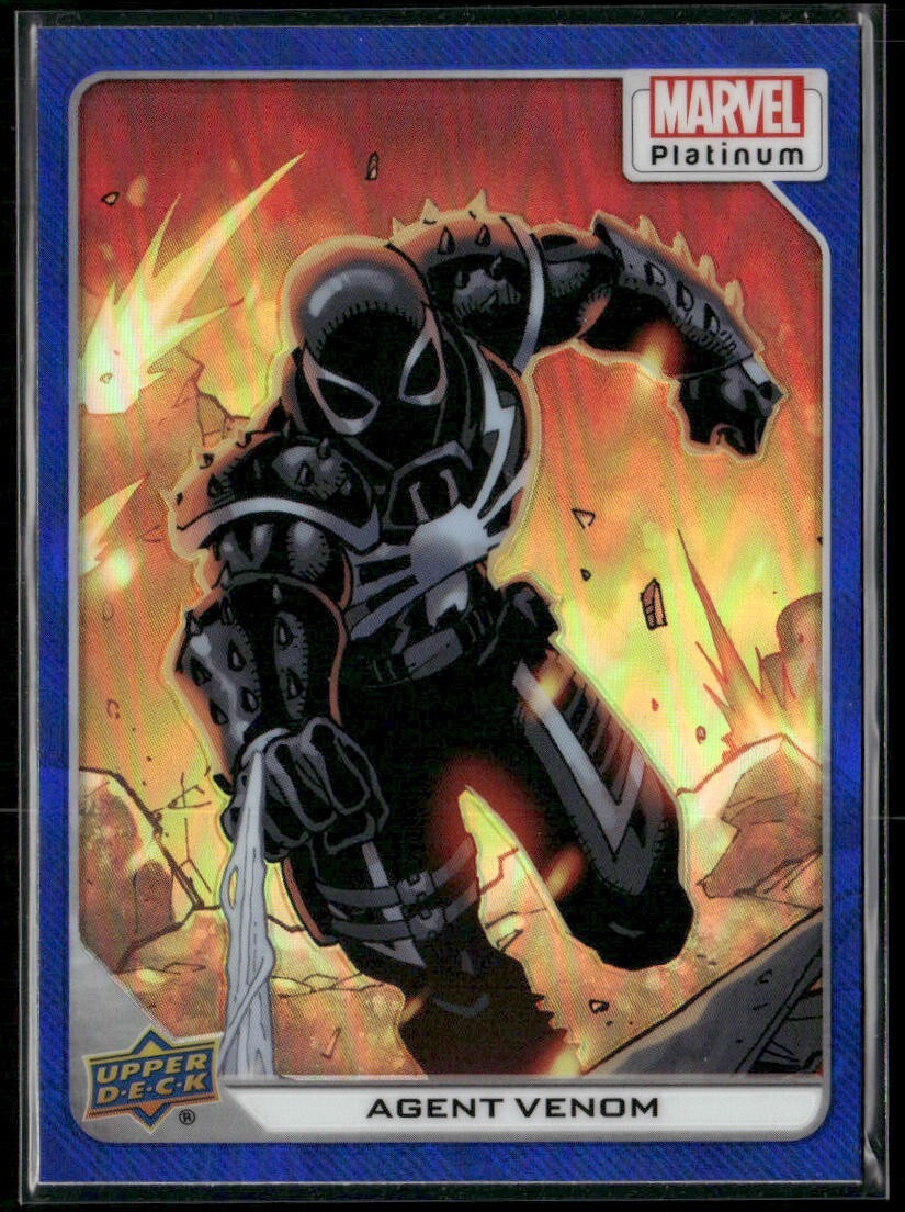 2023 Upper Deck Marvel Platinum Blue Rainbow #94 - Agent Venom