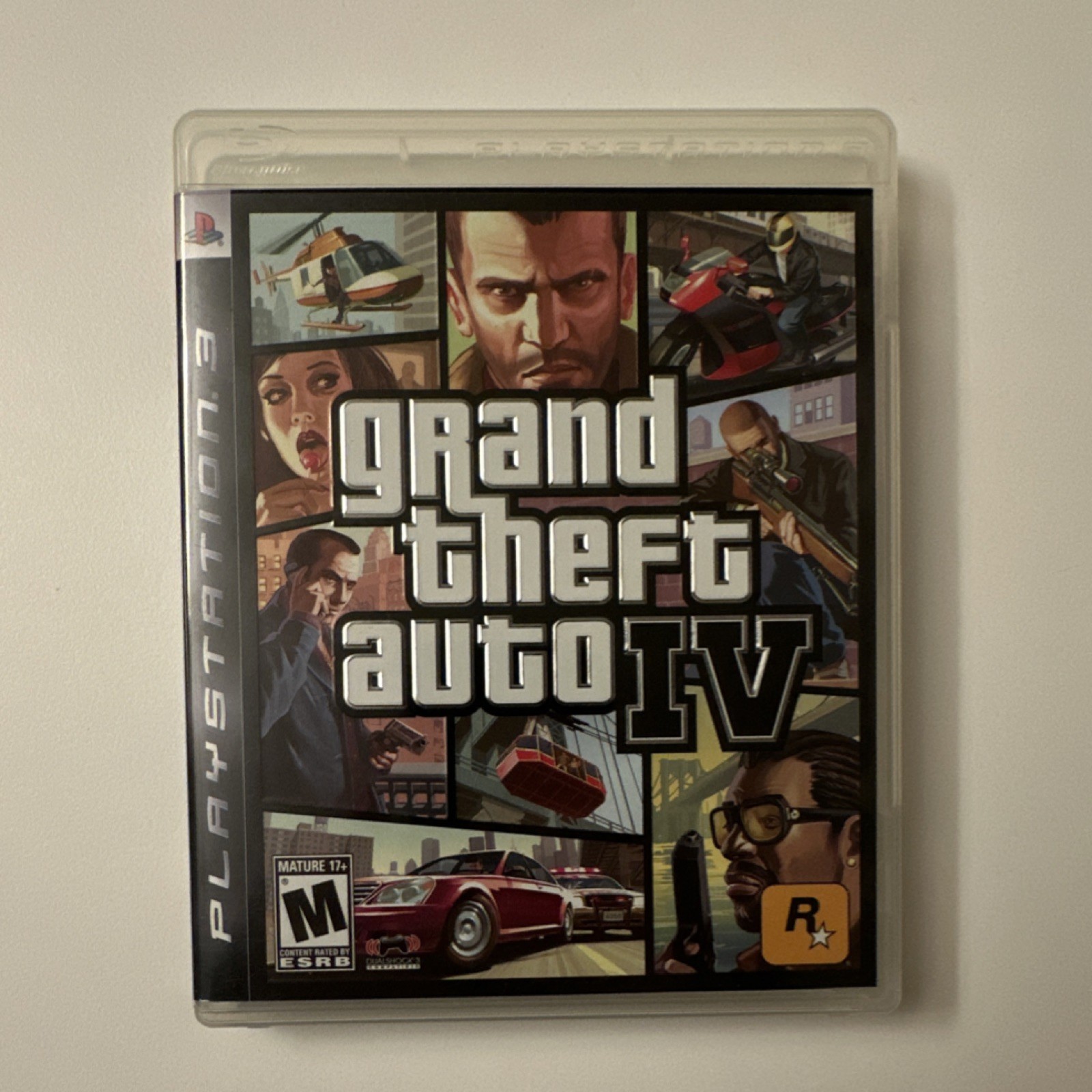 Rockstar Games Grand Theft Auto IV PS3 Case Disc Map
