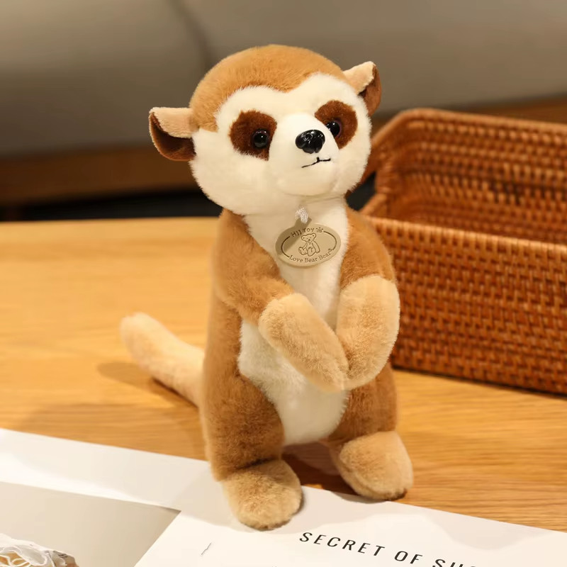 Meerkat Plush Toy 25cm Cute Soft Stuffed Animal Doll Kids Birthday Gift