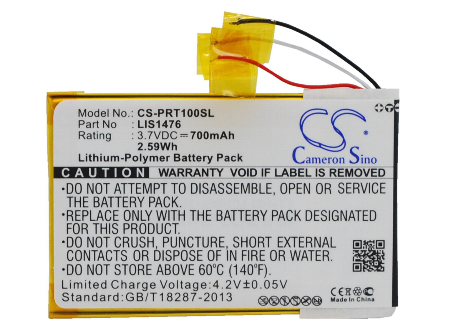 BATTERIE 700mAh 1-853-104-11 LIS1476 For Sony PRS-T1 PRS-T2 PRS-T3 PRS-T3S