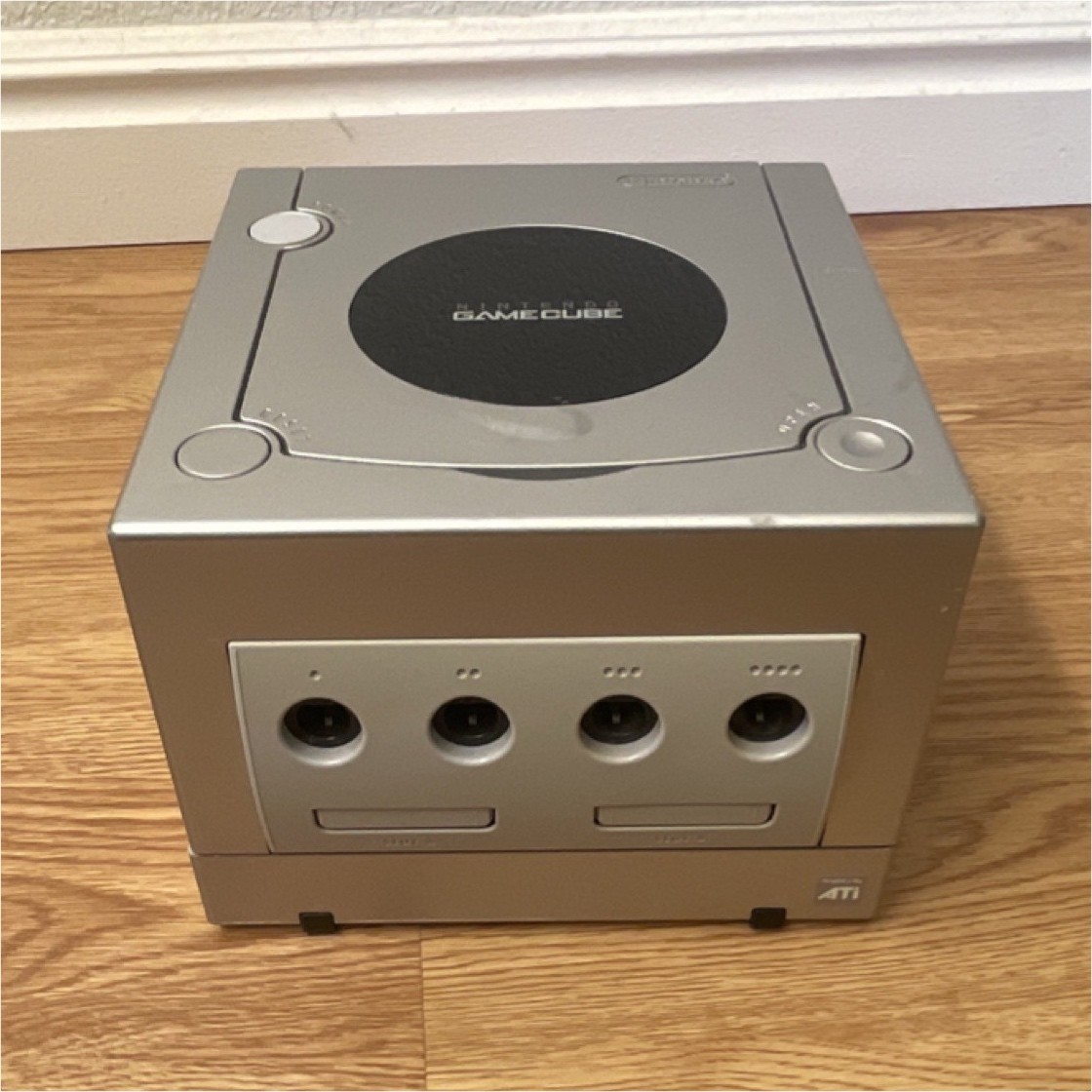 Nintendo GameCube Console w/ 3 Controllers, 4 Memory Cards, and power cable